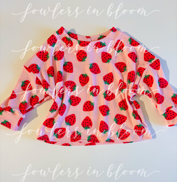 12/18M Strawberry Lounge Top
