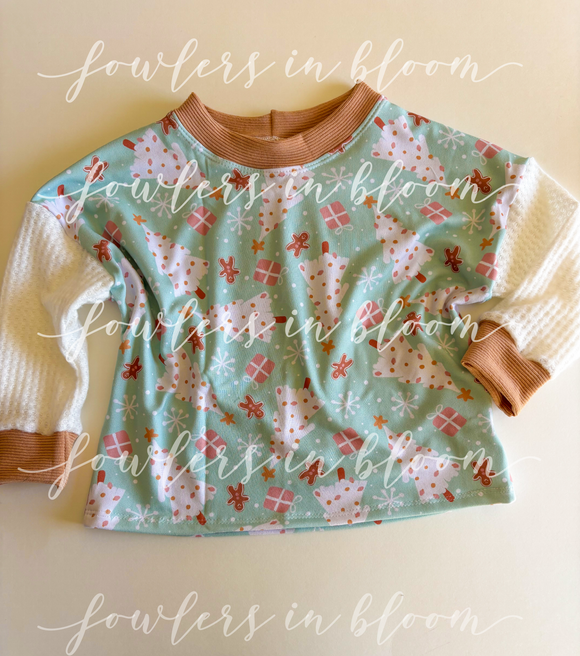 3T Christmas Tree Lounge Top